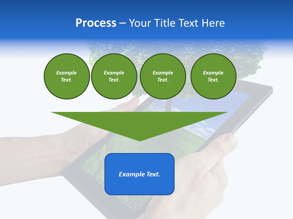 Object Display Leaf PowerPoint Template