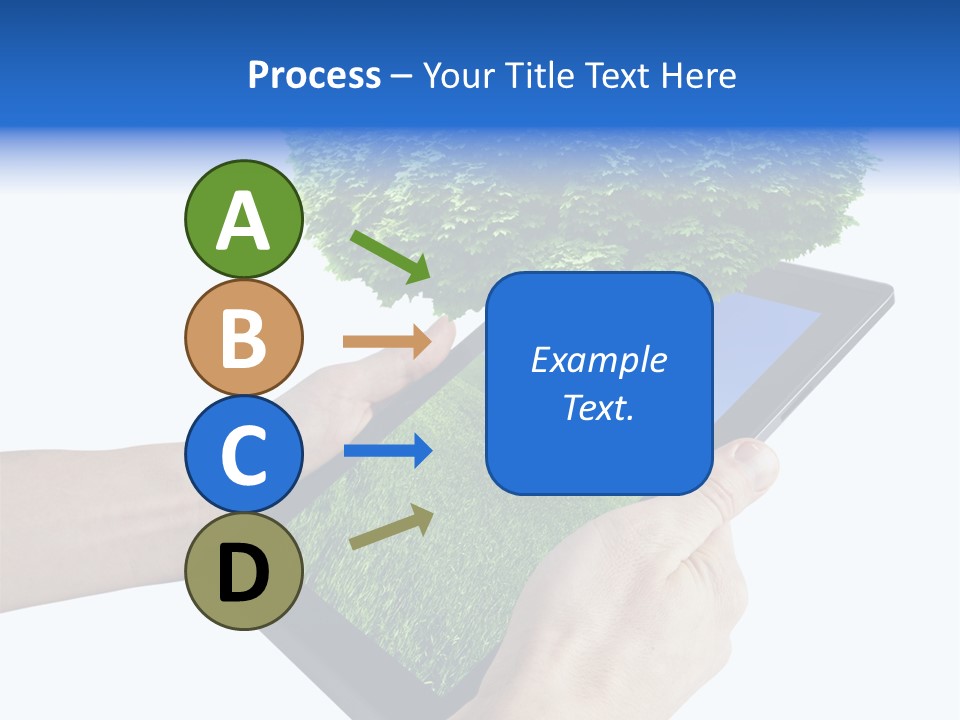 Object Display Leaf PowerPoint Template