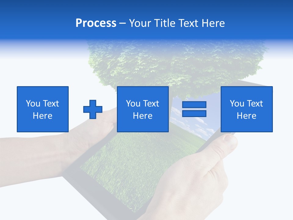 Object Display Leaf PowerPoint Template