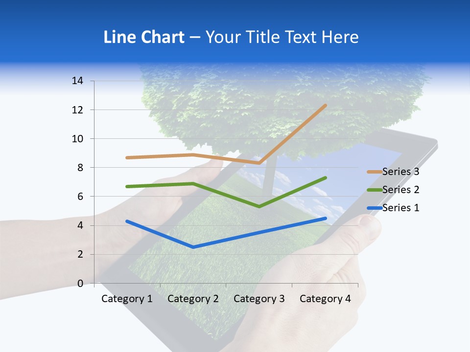 Object Display Leaf PowerPoint Template