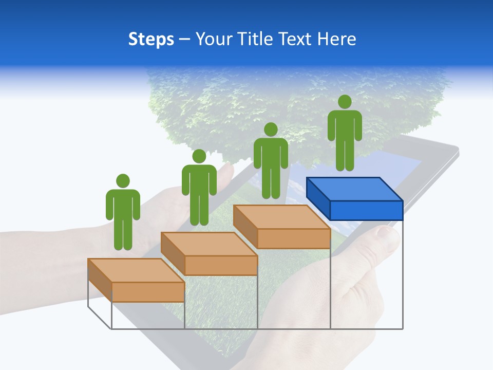 Object Display Leaf PowerPoint Template