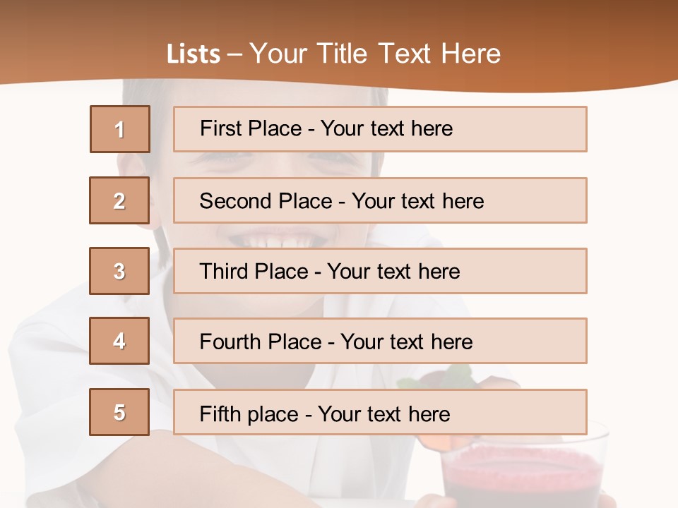 Cup White Beetroot PowerPoint Template