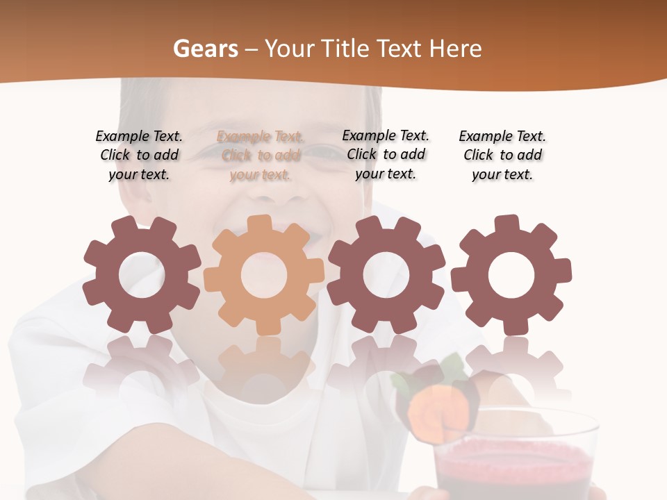 Cup White Beetroot PowerPoint Template