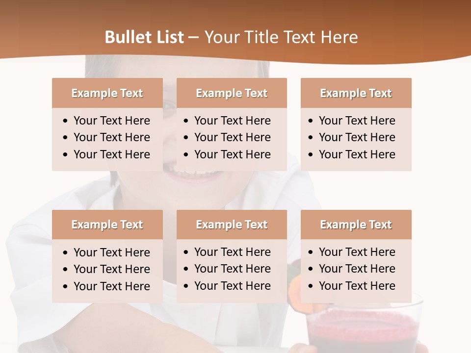 Cup White Beetroot PowerPoint Template