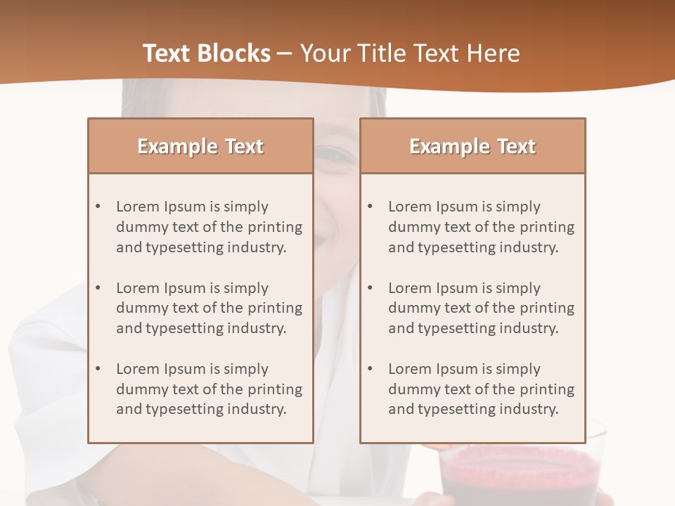 Cup White Beetroot PowerPoint Template
