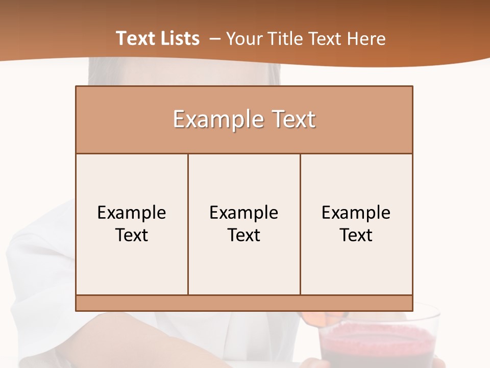 Cup White Beetroot PowerPoint Template
