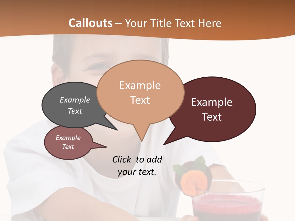 Cup White Beetroot PowerPoint Template