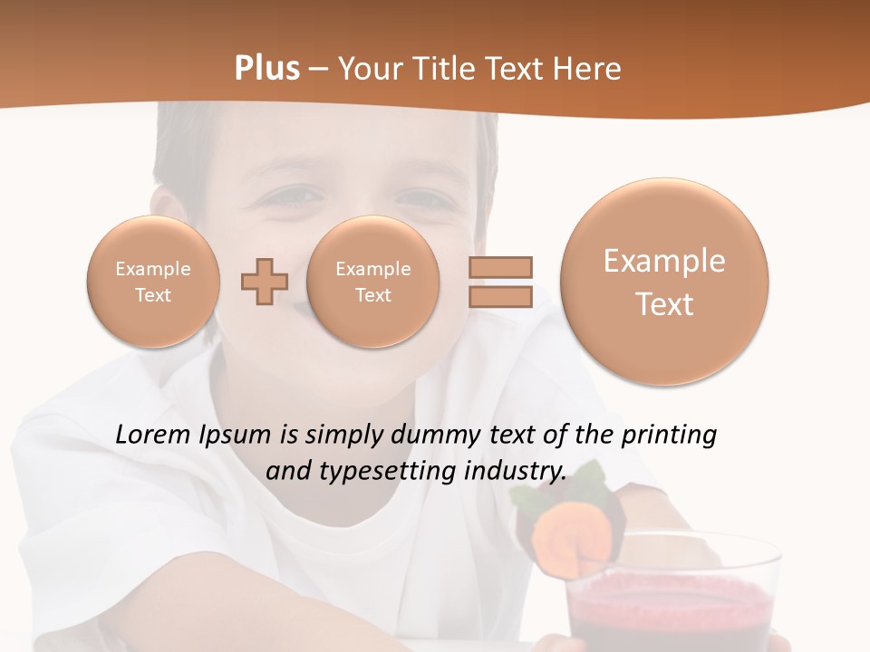 Cup White Beetroot PowerPoint Template