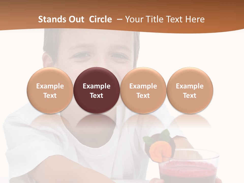 Cup White Beetroot PowerPoint Template