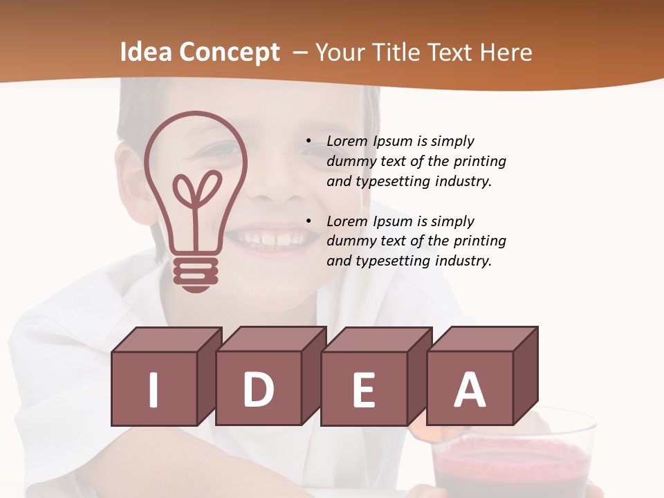 Cup White Beetroot PowerPoint Template