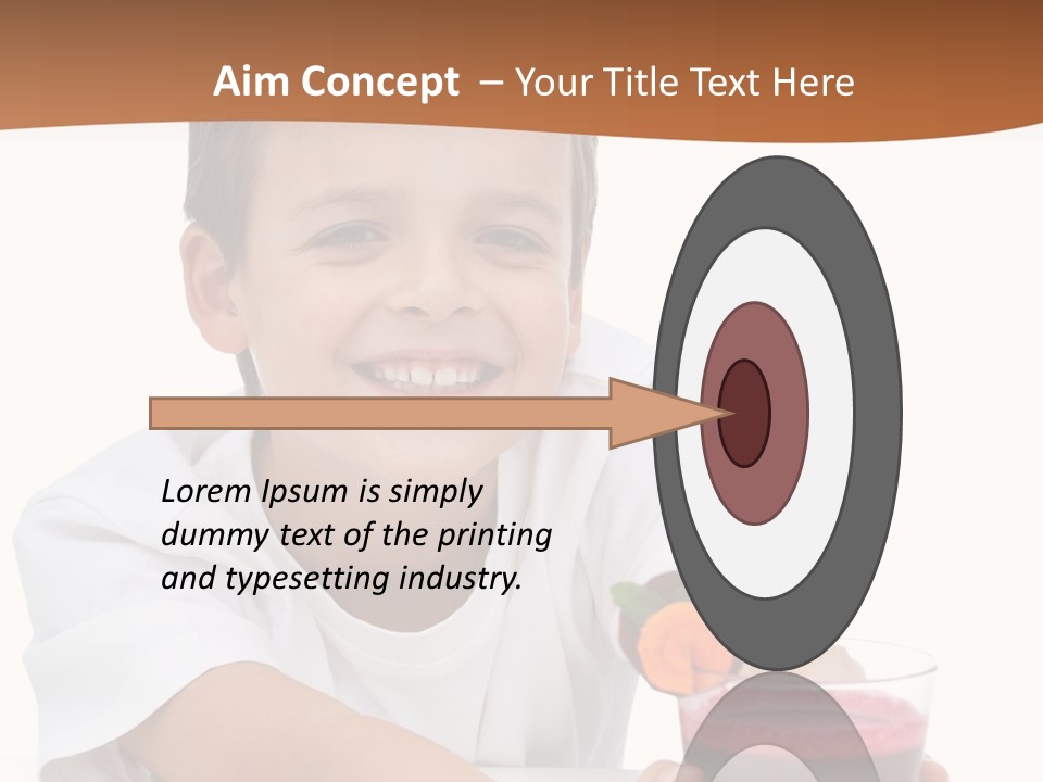 Cup White Beetroot PowerPoint Template