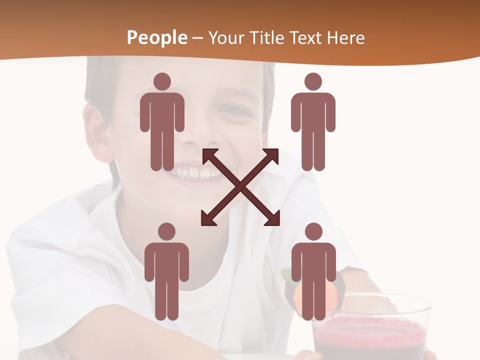 Cup White Beetroot PowerPoint Template