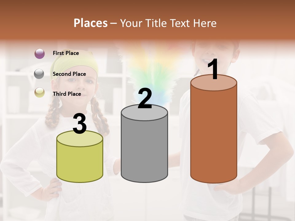 Mop Holding Cleaner PowerPoint Template