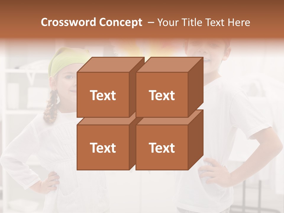 Mop Holding Cleaner PowerPoint Template