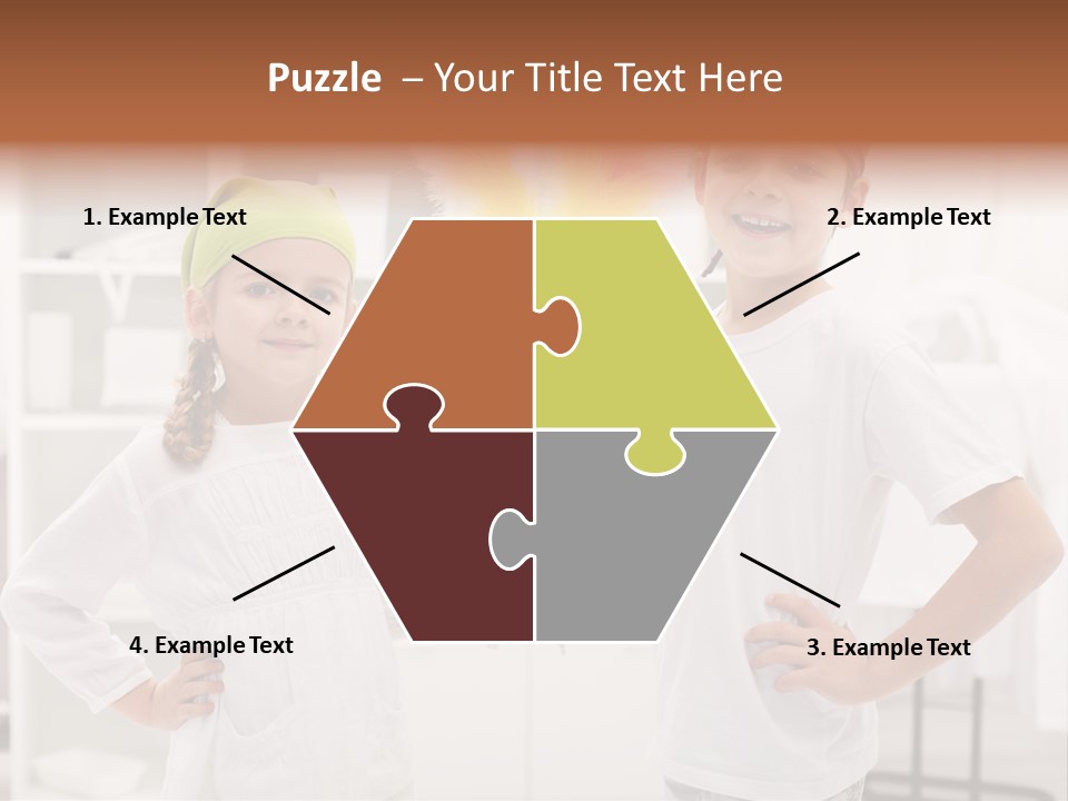 Mop Holding Cleaner PowerPoint Template