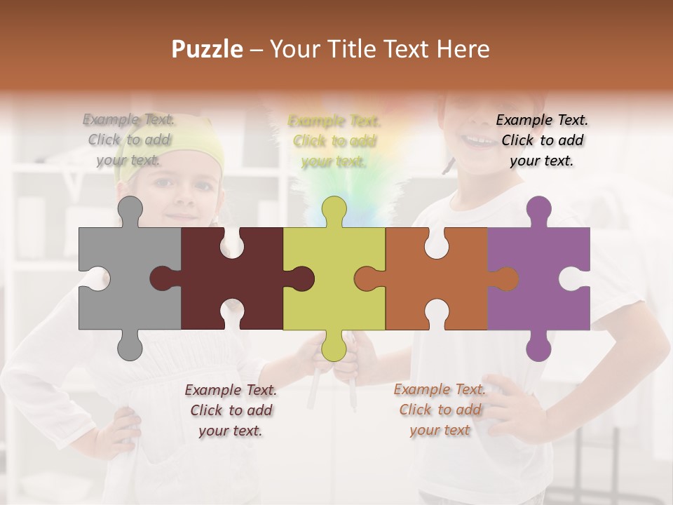 Mop Holding Cleaner PowerPoint Template