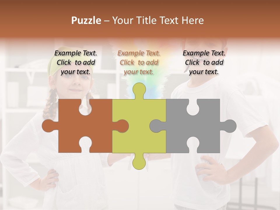 Mop Holding Cleaner PowerPoint Template