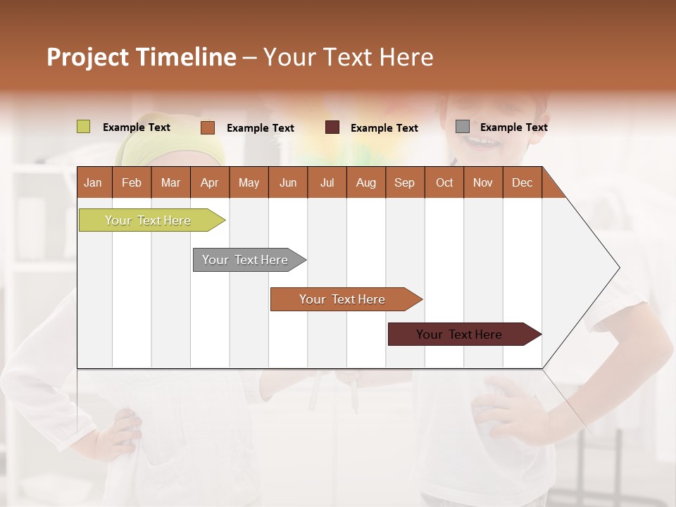 Mop Holding Cleaner PowerPoint Template