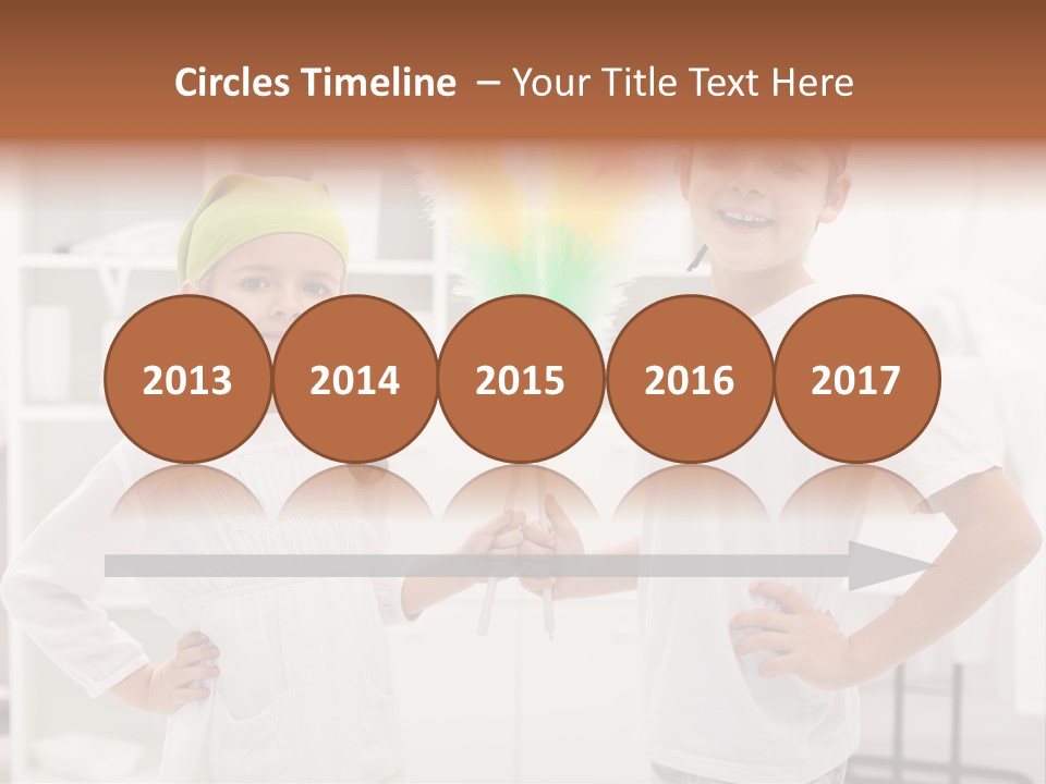 Mop Holding Cleaner PowerPoint Template