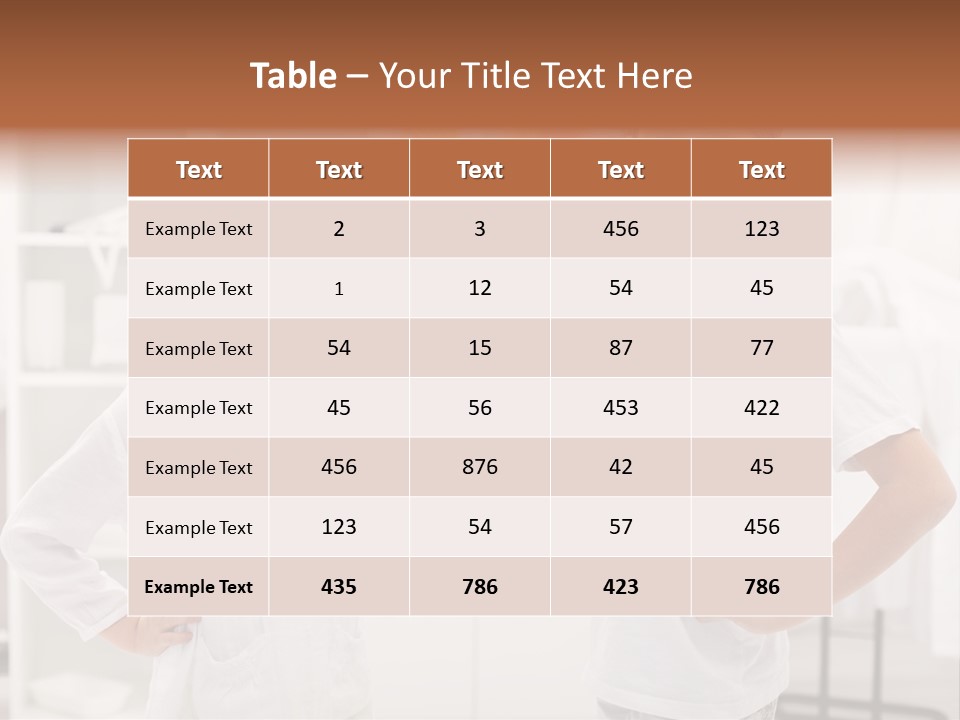 Mop Holding Cleaner PowerPoint Template