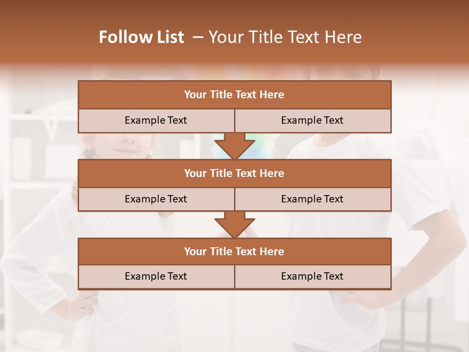 Mop Holding Cleaner PowerPoint Template