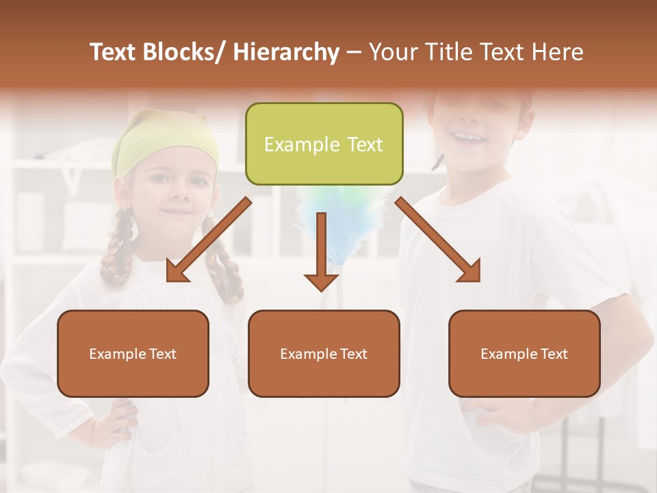 Mop Holding Cleaner PowerPoint Template