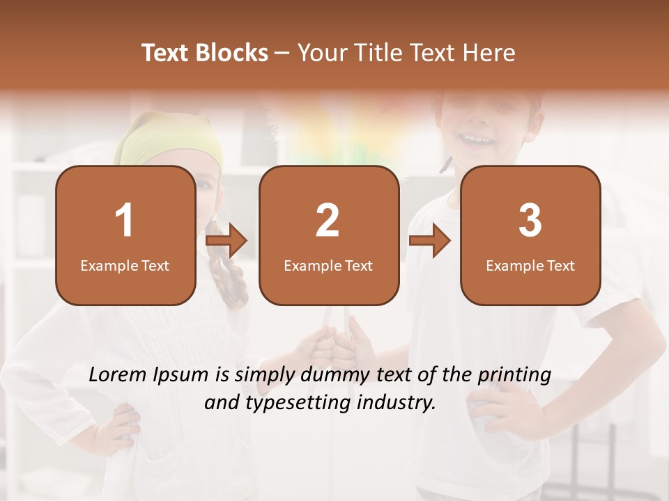 Mop Holding Cleaner PowerPoint Template
