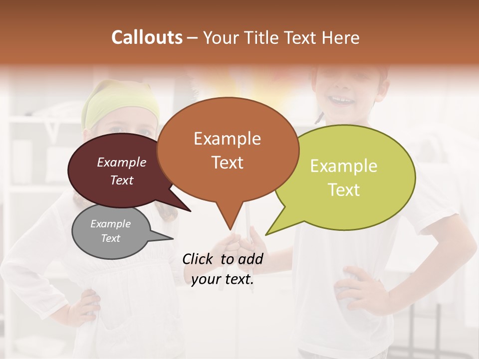 Mop Holding Cleaner PowerPoint Template