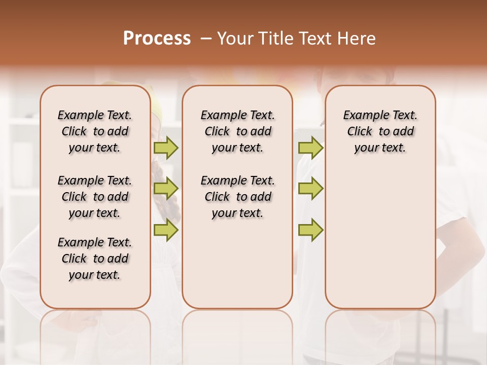 Mop Holding Cleaner PowerPoint Template