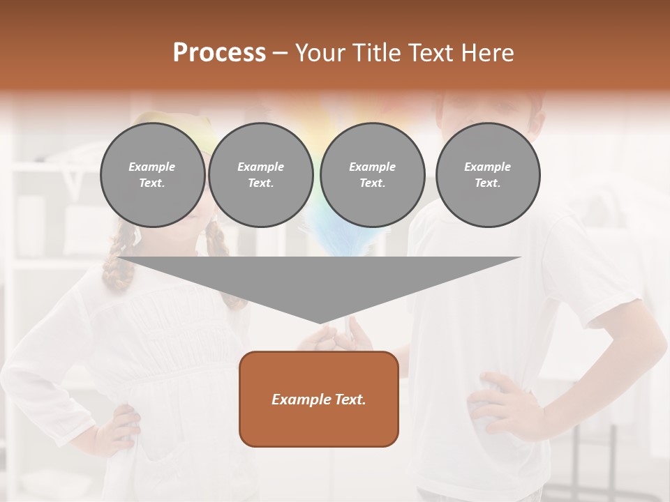 Mop Holding Cleaner PowerPoint Template