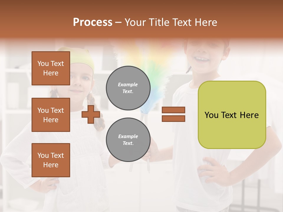 Mop Holding Cleaner PowerPoint Template
