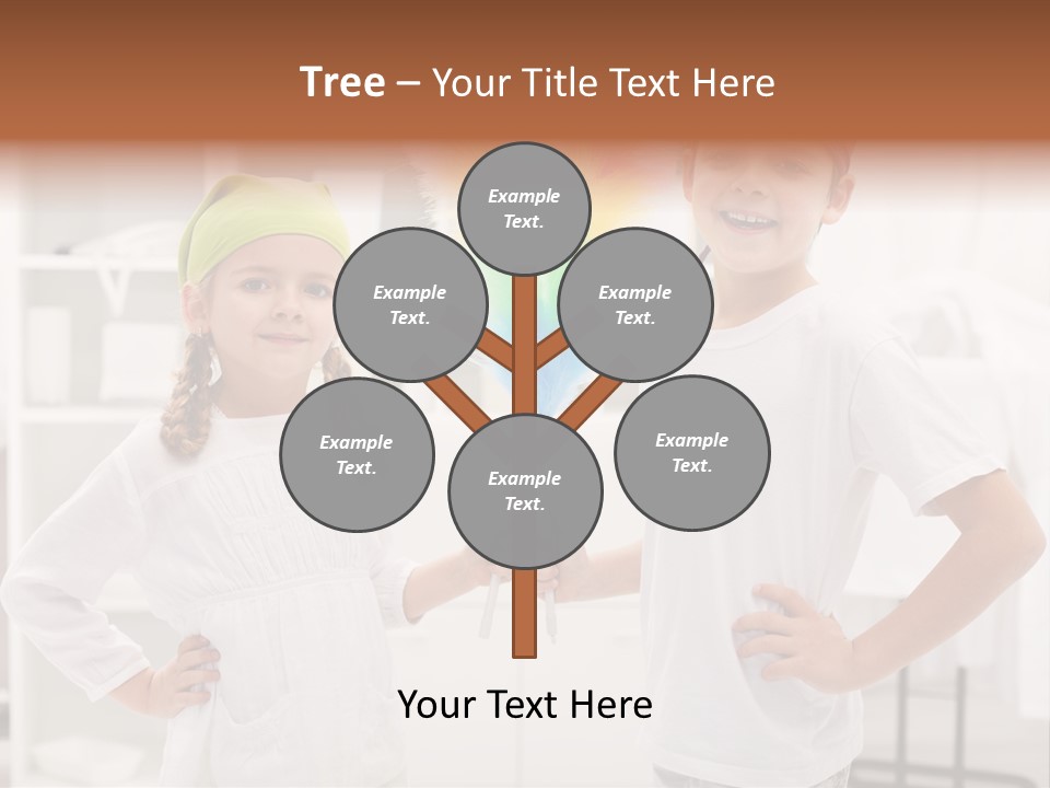 Mop Holding Cleaner PowerPoint Template