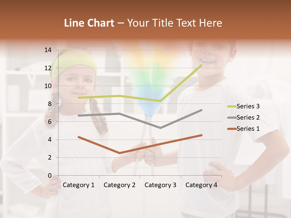 Mop Holding Cleaner PowerPoint Template