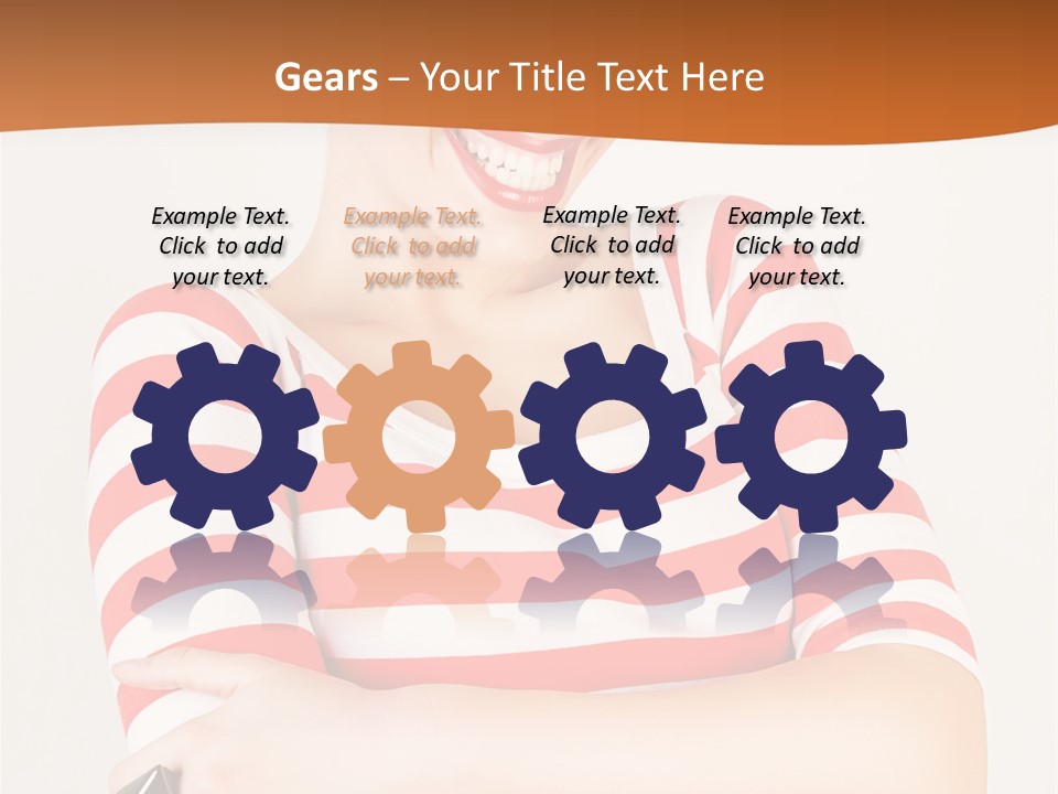 Stars T Shirt Haircut PowerPoint Template