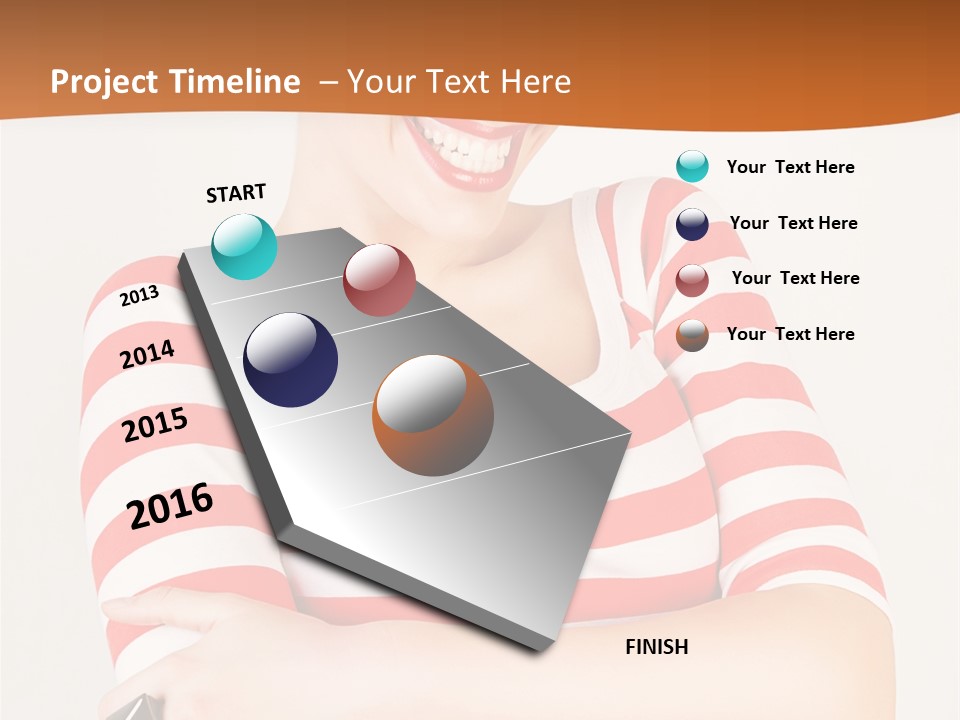 Stars T Shirt Haircut PowerPoint Template