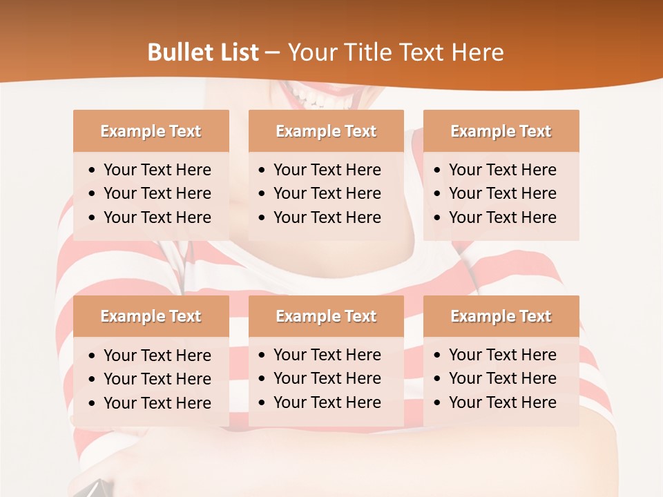 Stars T Shirt Haircut PowerPoint Template