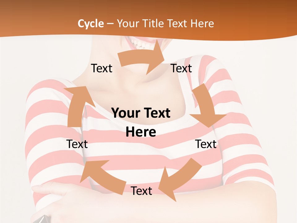 Stars T Shirt Haircut PowerPoint Template