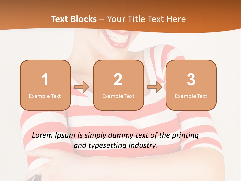 Stars T Shirt Haircut PowerPoint Template