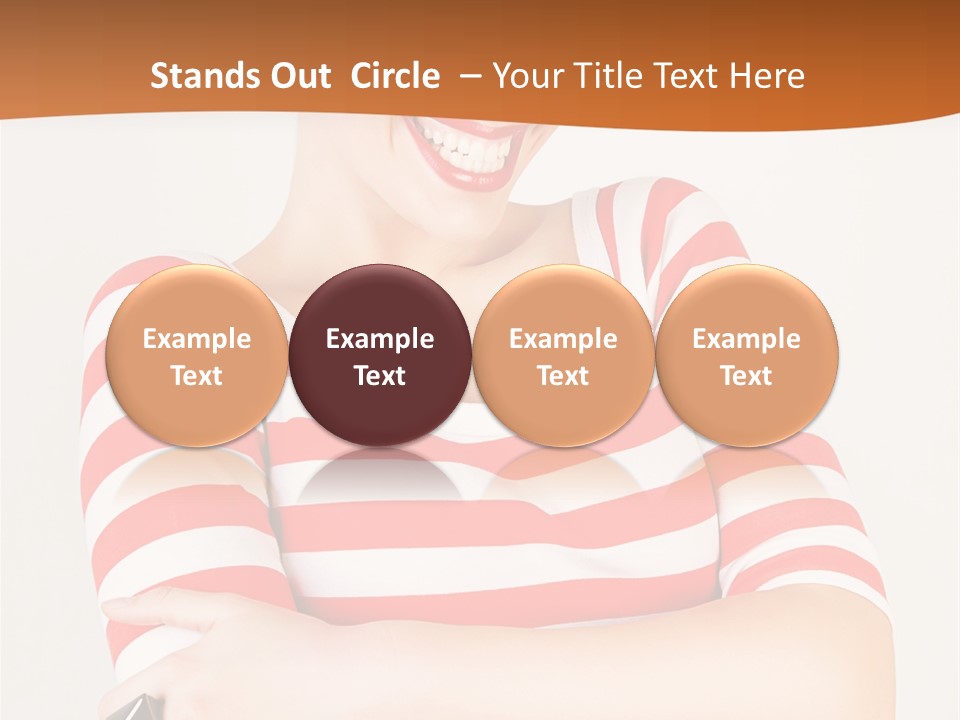 Stars T Shirt Haircut PowerPoint Template