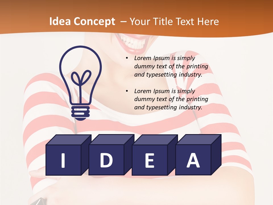 Stars T Shirt Haircut PowerPoint Template