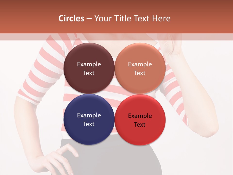 Posing Energetic Y PowerPoint Template