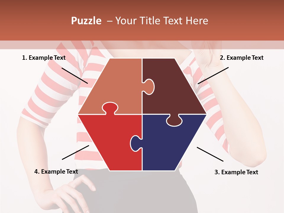 Posing Energetic Y PowerPoint Template