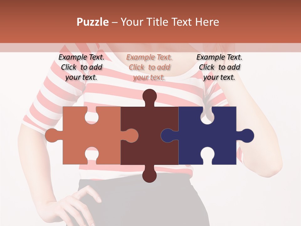 Posing Energetic Y PowerPoint Template