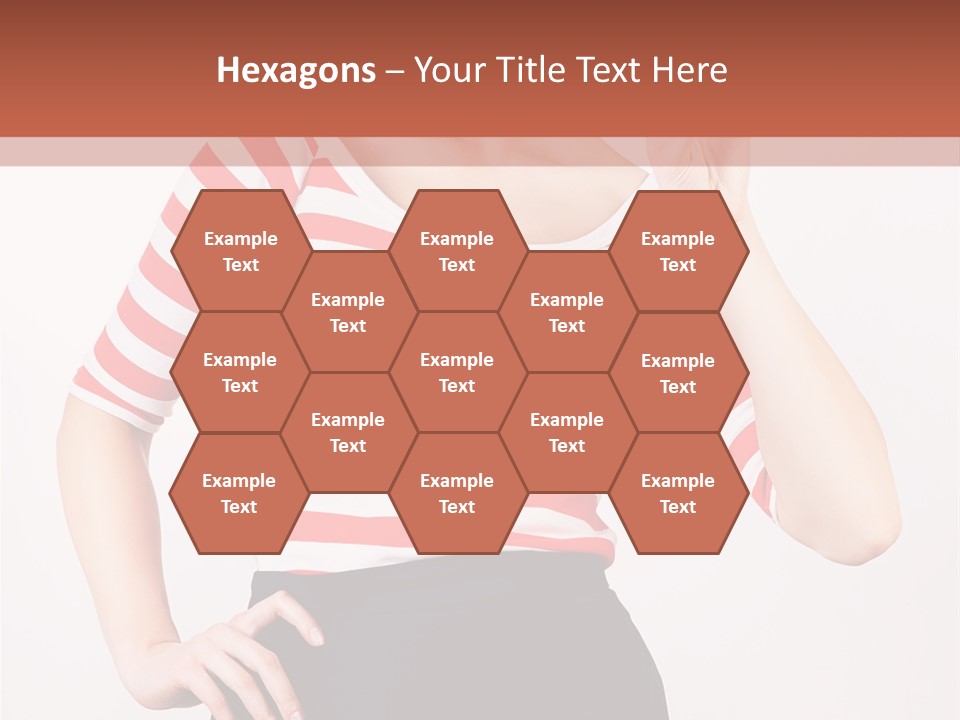 Posing Energetic Y PowerPoint Template