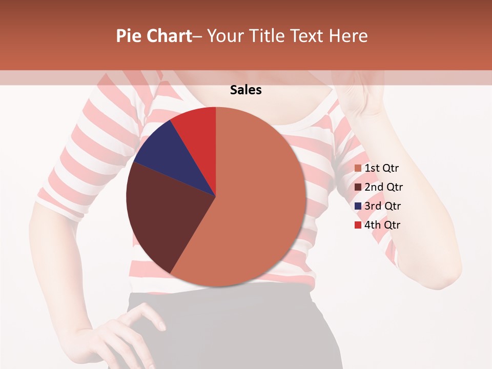 Posing Energetic Y PowerPoint Template