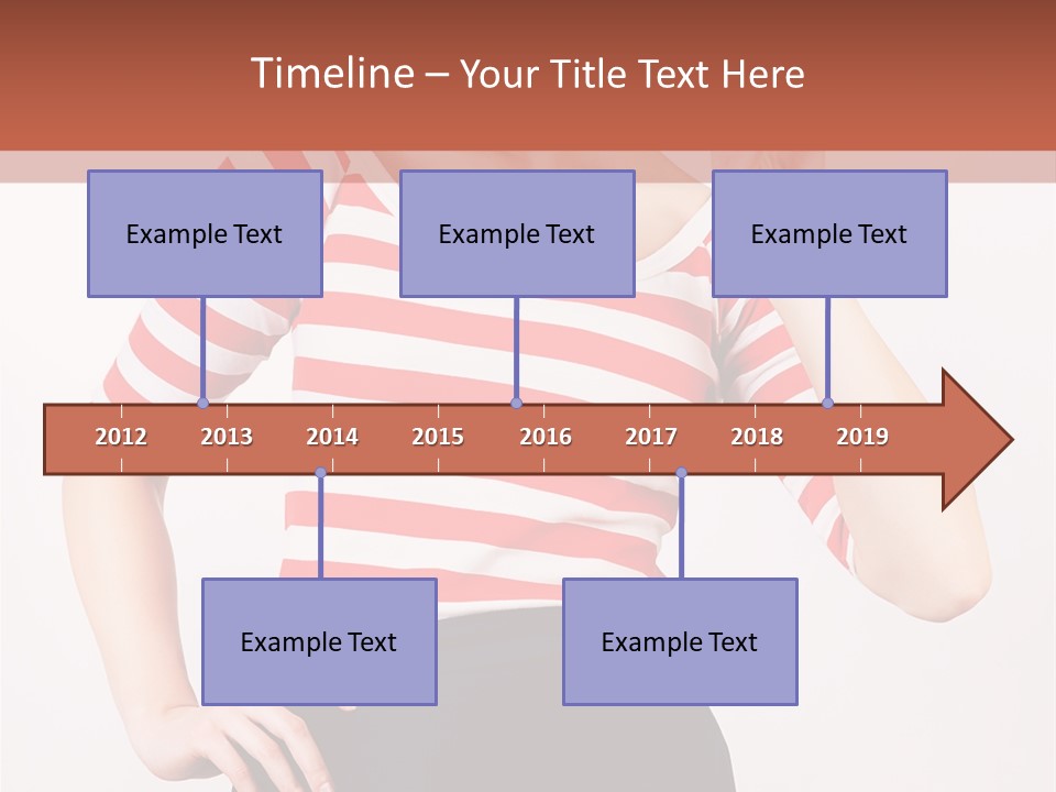 Posing Energetic Y PowerPoint Template
