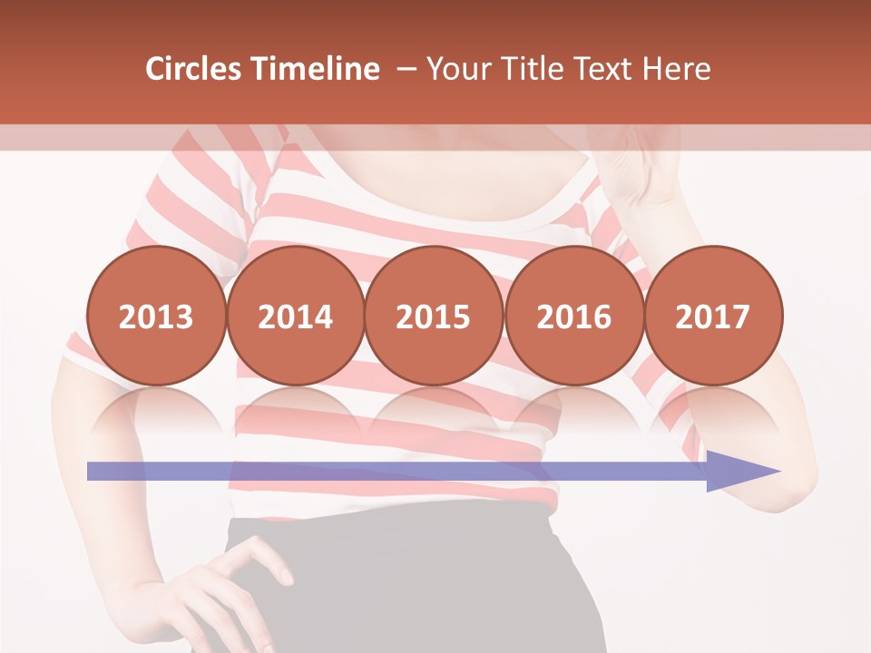 Posing Energetic Y PowerPoint Template