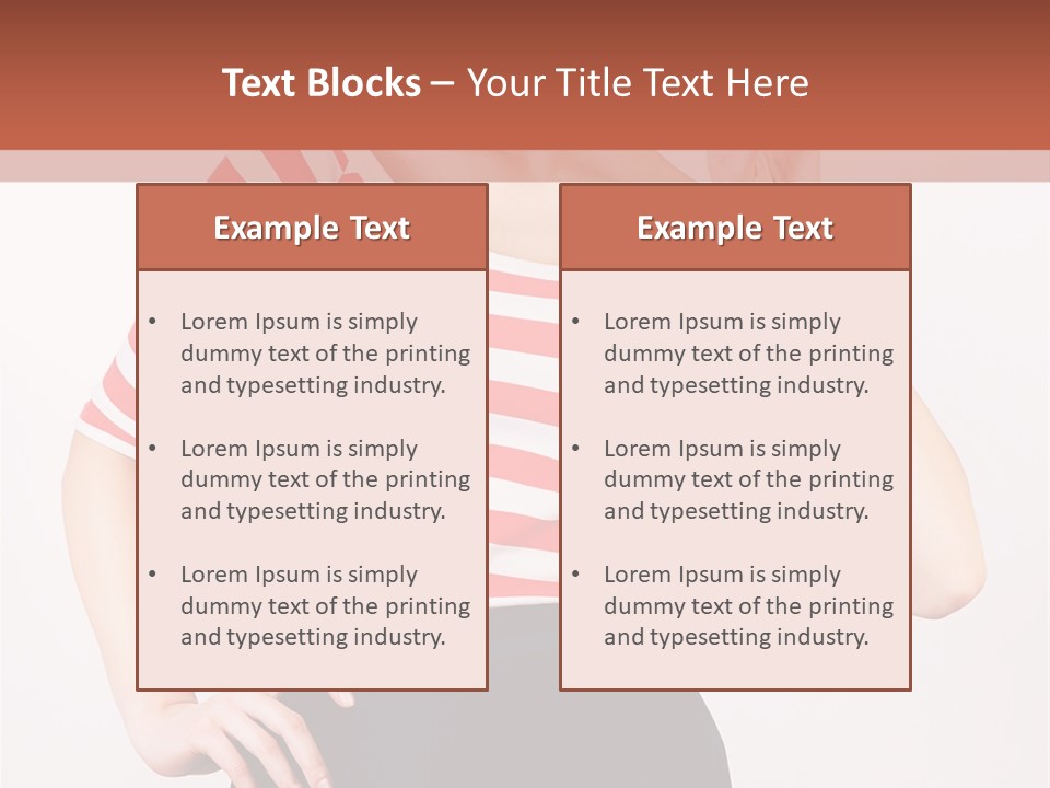 Posing Energetic Y PowerPoint Template