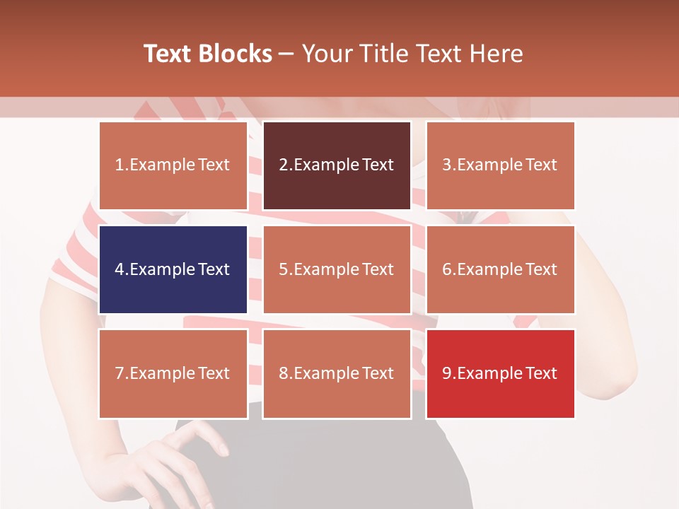 Posing Energetic Y PowerPoint Template