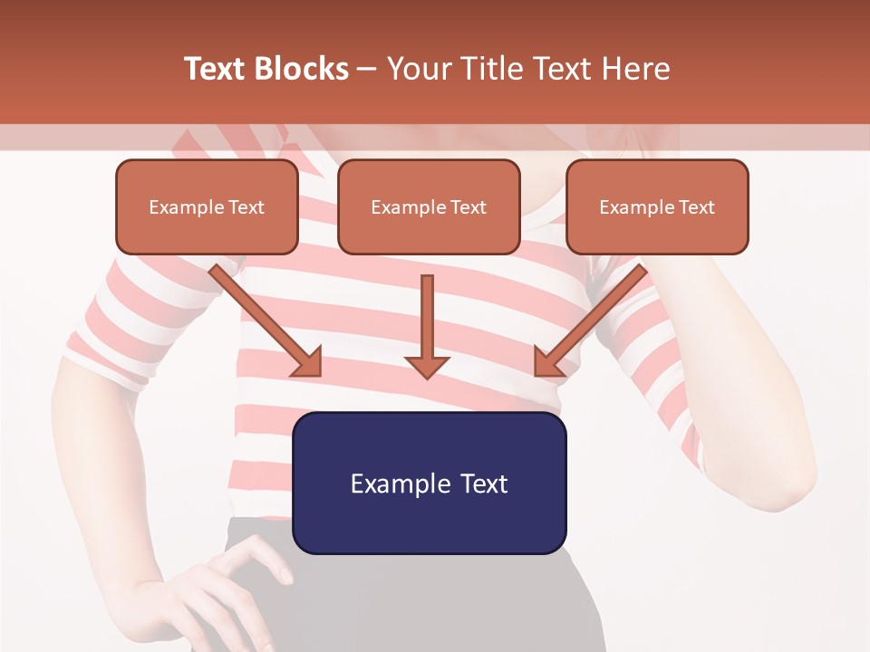 Posing Energetic Y PowerPoint Template